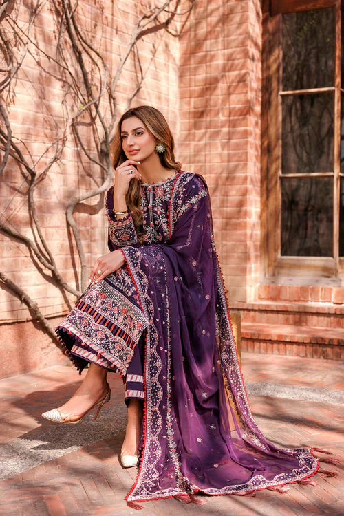 Farasha | Kaavish Lawn 24 | SHADOW BERRY