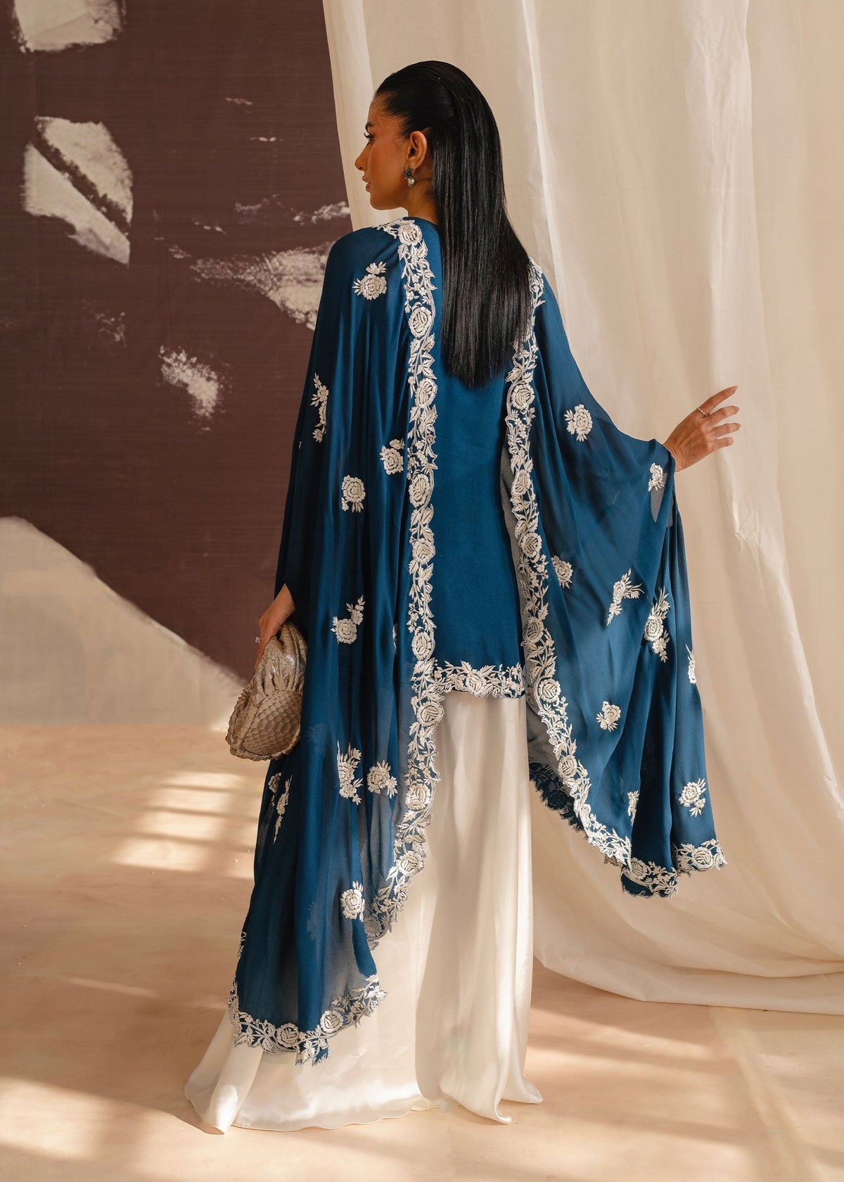 Mahgul | Eye of Cemal | Sapphire Sands -  Mahgul Ladies Clothes - Original Designer Dress - House of Maryam
