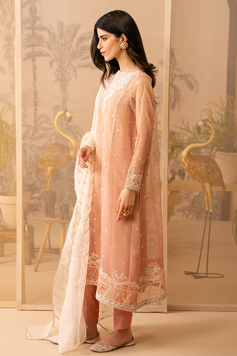 Cross Stitch | Luxe Atelier 24 | CORAL CASCADE -  Cross Stitch Luxury - Original Designer Dress - House of Maryam