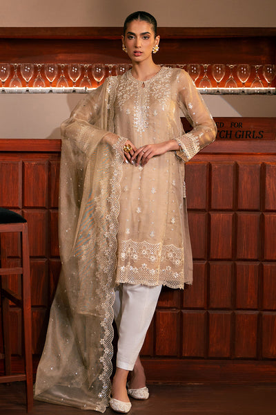 Cross Stitch | Luxury Pret | Sunset Sheen-2 PC (Shirt & Dupatta)