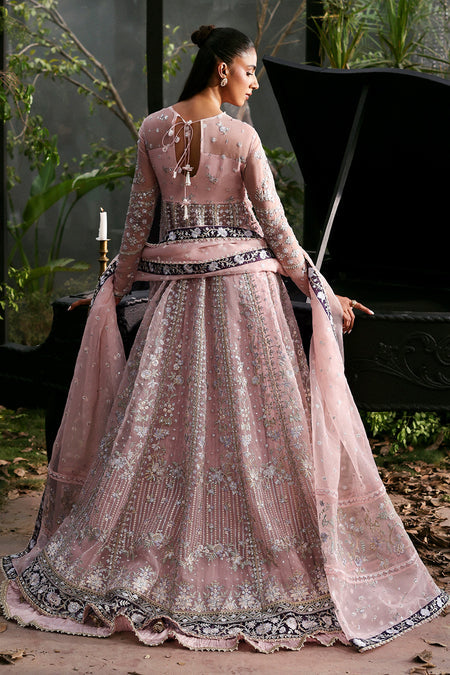 Afrozeh Zeal baby pink formal maxi and lehenga, photo 2