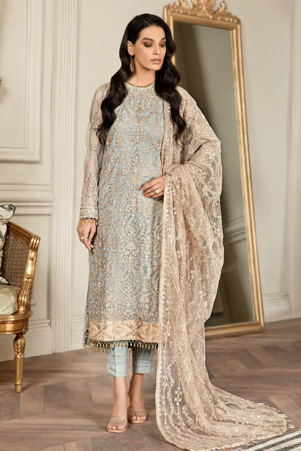 Zarif | Mehroz Formals | ICEBERG -  Zarif Formal - Original Designer Dress - House of Maryam