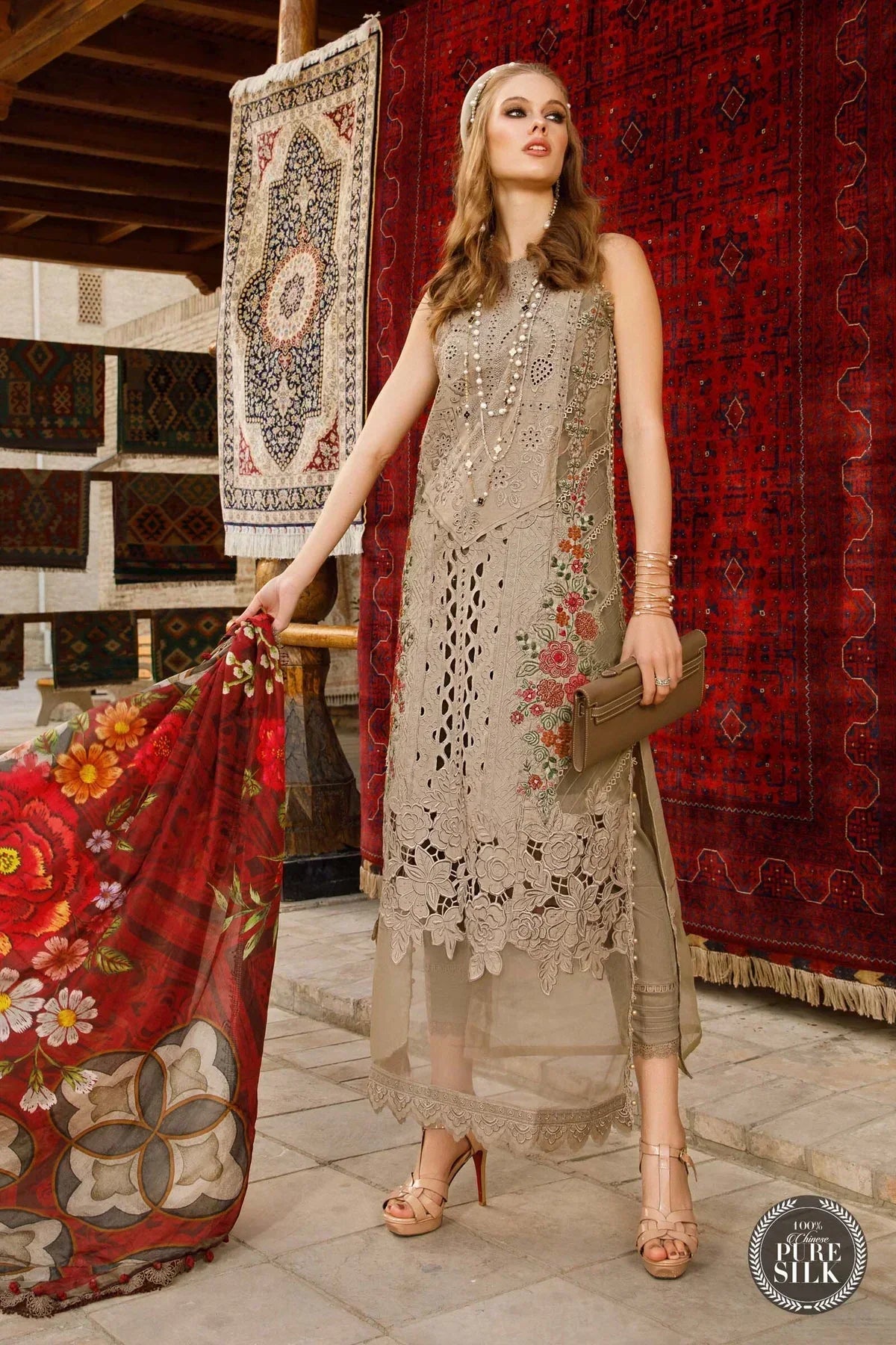 Maria B | Luxury Lawn | D-2313-A by Designer Maria B - House of Maryam - Pakistani Designer Ethnic Wear in {{ shop.shopifyCountryName }}