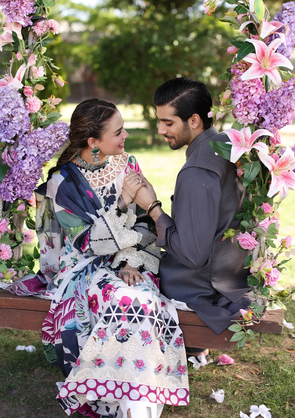 Elaf Premium | Prints Chikankari 24 | 01A LOVELIGHT -  Elaf Premium Luxury - Original Designer Dress - House of Maryam