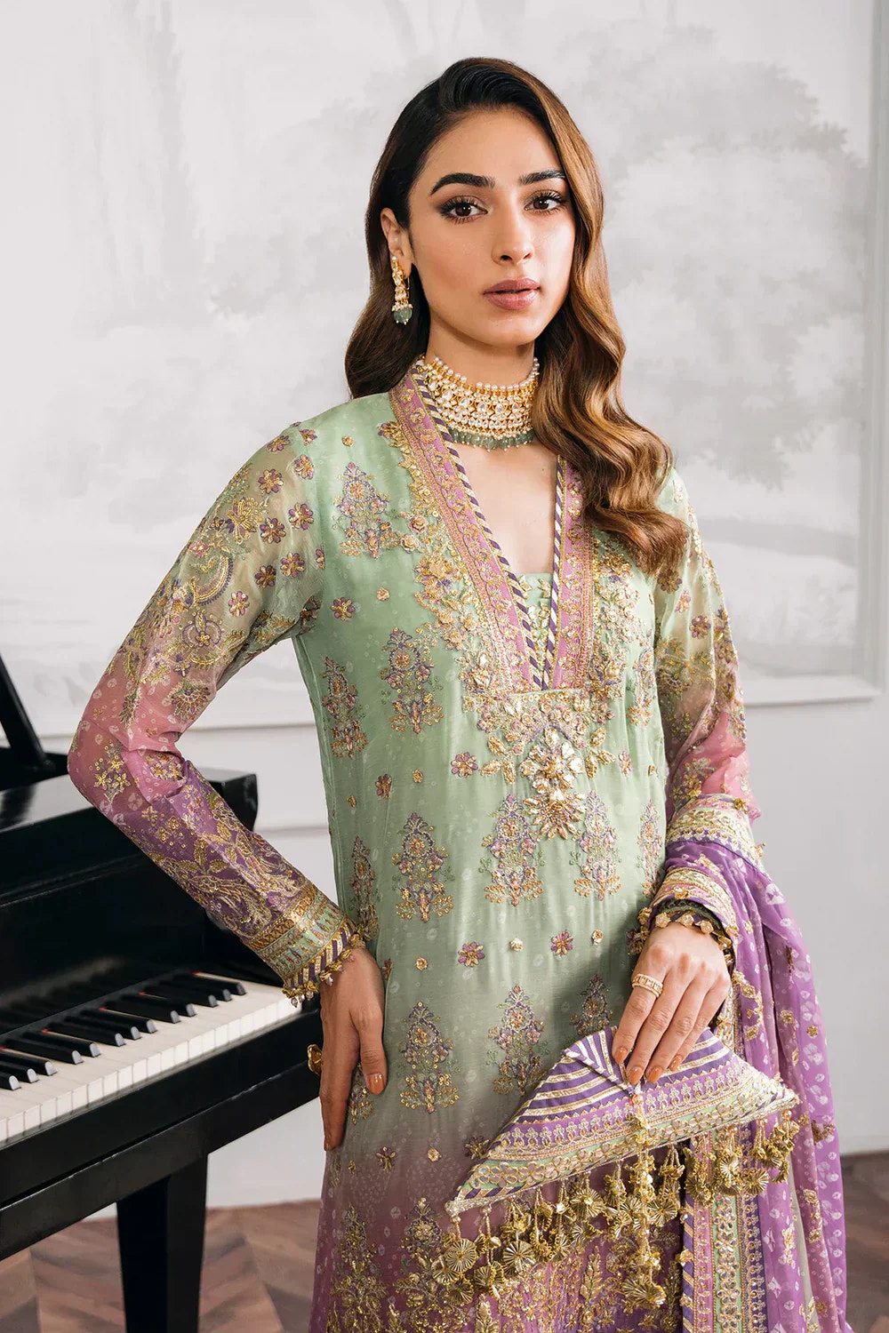 Baroque | Chantelle Embroidered Collection | CH12-08 -  Baroque Bridal - Original Designer Dress - House of Maryam