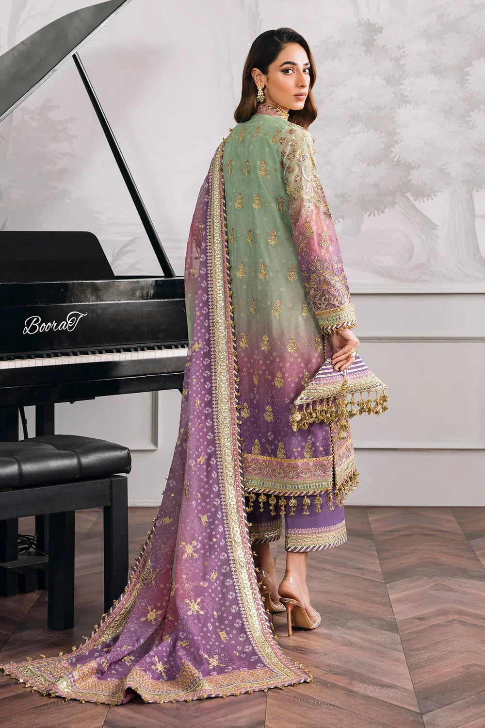 Baroque | Chantelle Embroidered Collection | CH12-08 by Designer Baroque - House of Maryam - Pakistani Designer Ethnic Wear in {{ shop.shopifyCountryName }}