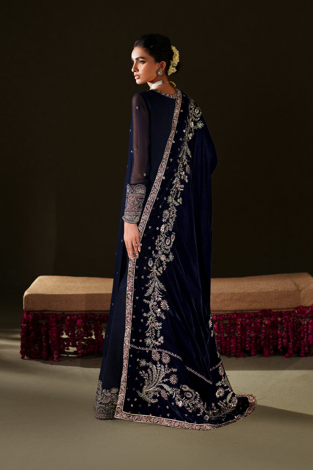 Iznik | Velvet 25 | IV-76 Embroidered Velvet, image 2