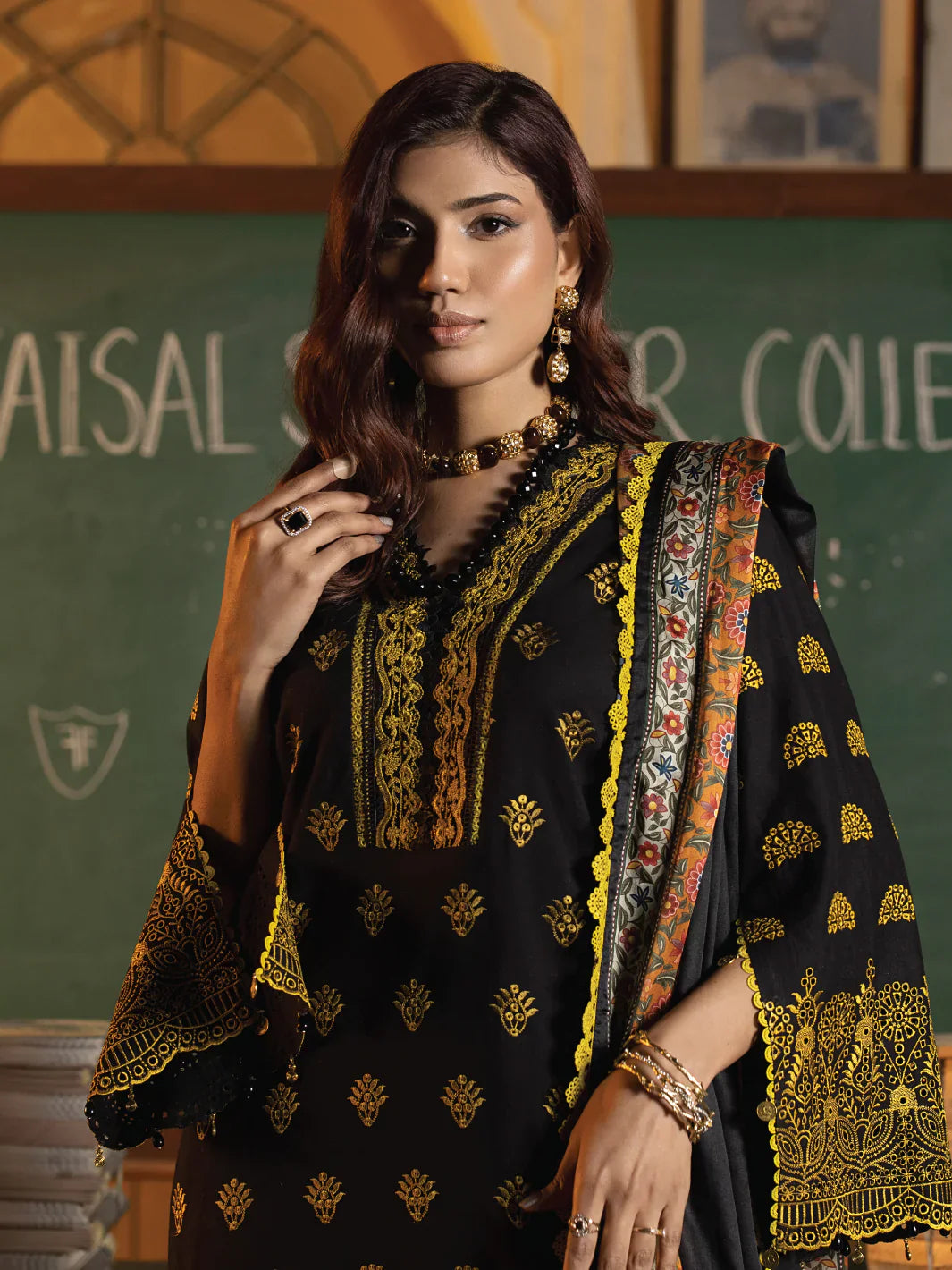 Faiza Faisal | Maya Luxury Lawn | Clara -  Faiza Faisal Luxury - Original Designer Dress - House of Maryam