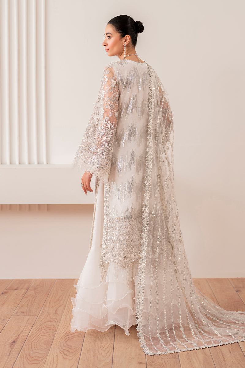 Baroque | Formal Collection | NET UF-703 -  Baroque Ladies Clothes - Original Designer Dress - House of Maryam