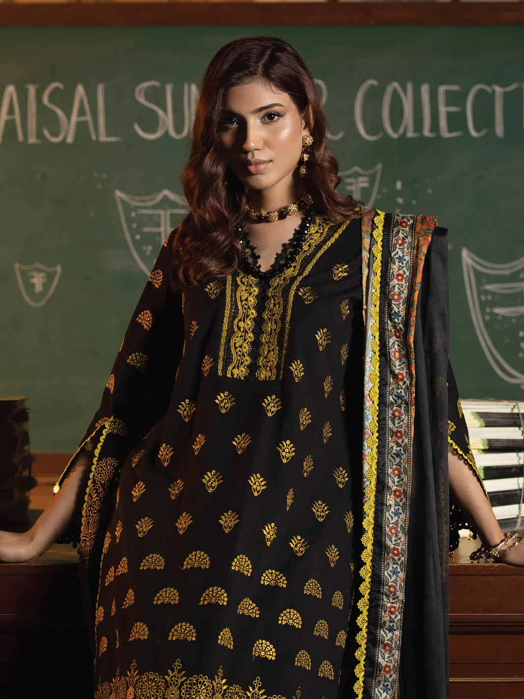 Faiza Faisal | Maya Luxury Lawn | Clara by Faiza Faisal - House of Maryam