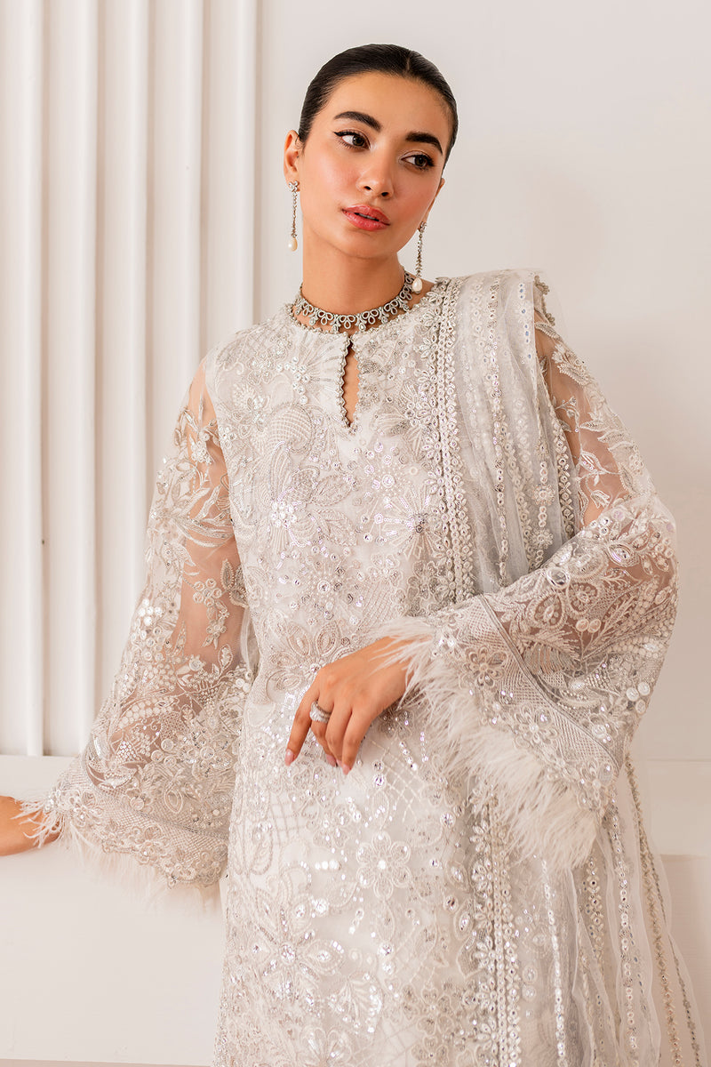 Baroque | Formal Collection | NET UF-703 -  Baroque Ladies Clothes - Original Designer Dress - House of Maryam