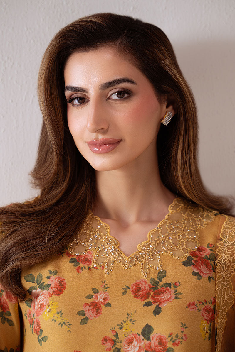 Cross Stitch | Exclusive Pret | Canary Charm-2 PC (Shirt & Dupatta), image 5