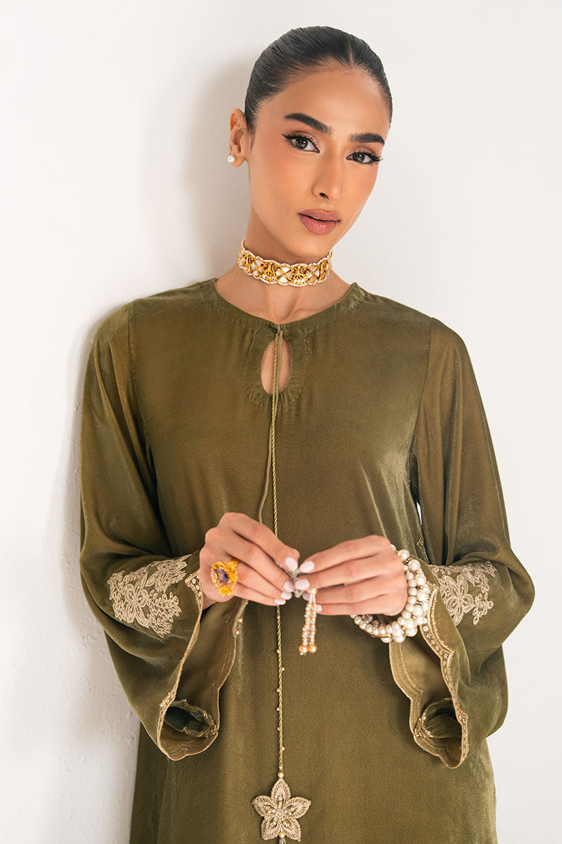 Cross Stitch | Exclusive Pret | Dusken Muse-2PC (Shirt & Trouser)