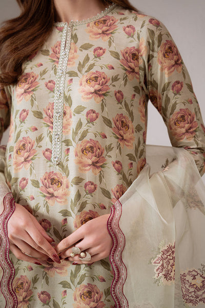 Cross Stitch | Exclusive Pret | Moss Glow-2 PC (Shirt & Dupatta)