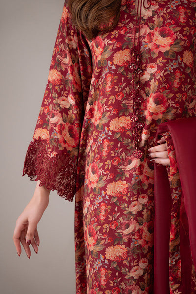 Cross Stitch | Exclusive Pret | Scarlet Sunset-2 PC (Shirt & Dupatta)