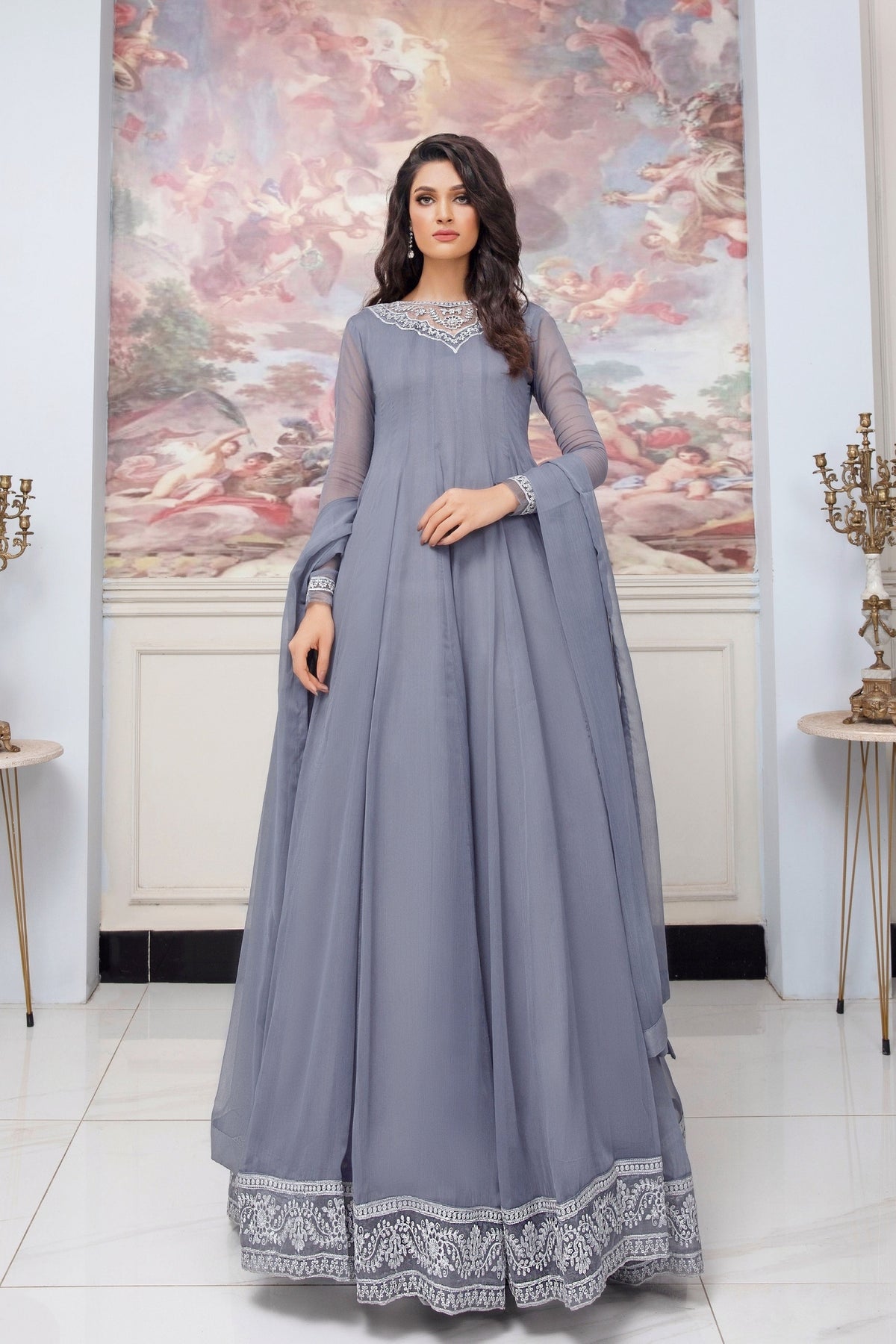 Hania & Umaimaz | Festive Collection | Surmai -  Hania & Umaima  - Original Designer Dress - House of Maryam