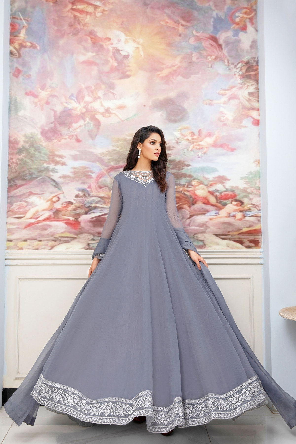 Hania & Umaimaz | Festive Collection | Surmai -  Hania & Umaima  - Original Designer Dress - House of Maryam