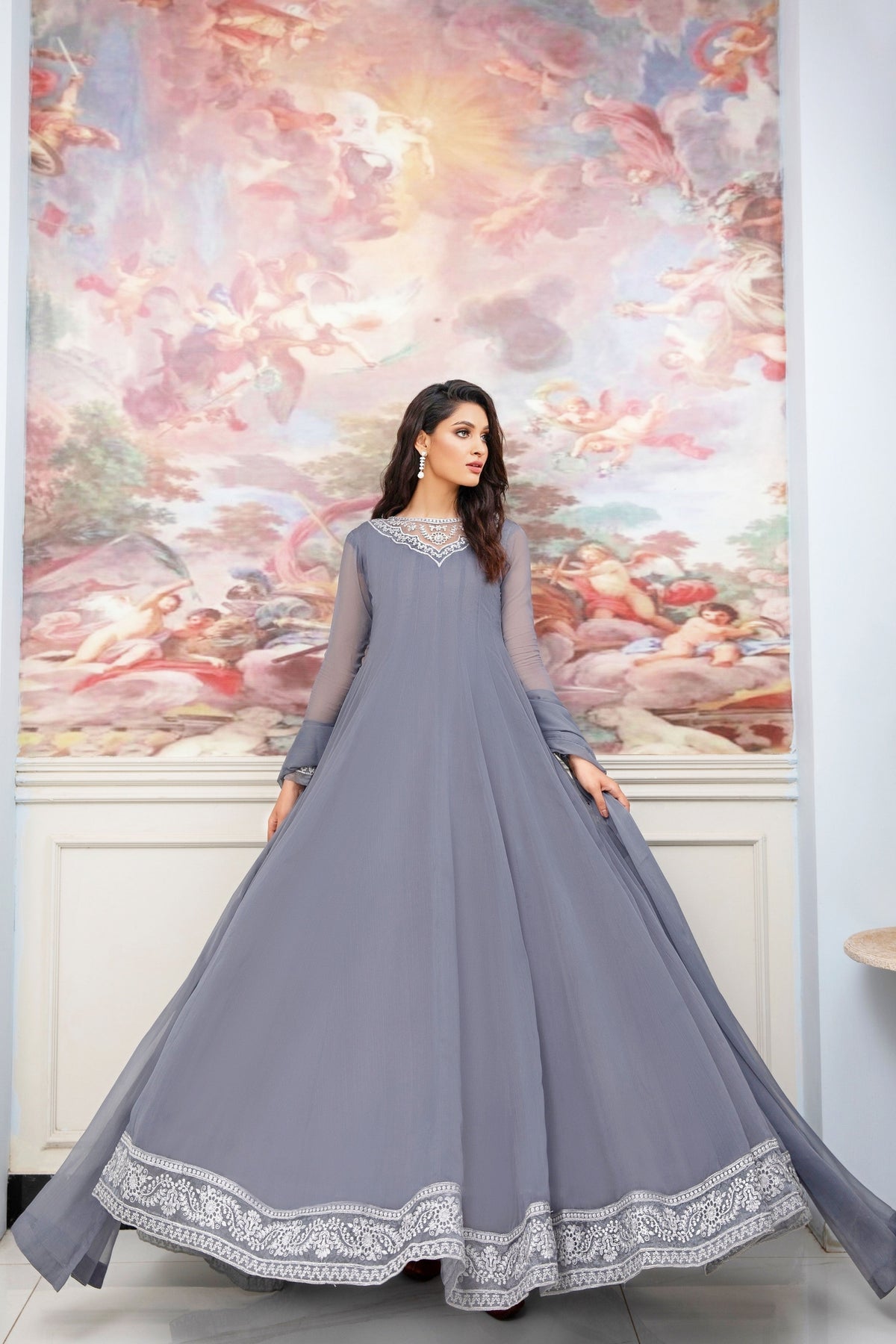 Hania & Umaimaz | Festive Collection | Surmai -  Hania & Umaima  - Original Designer Dress - House of Maryam