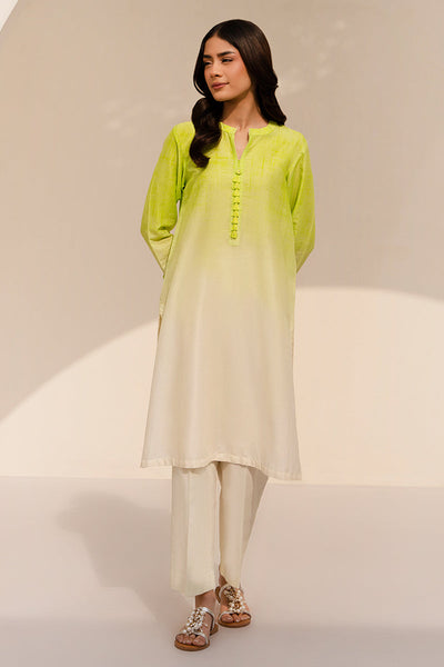 Cross Stitch | Exclusive Pret | Lime Aura-2 Piece (Shirt & Trouser)