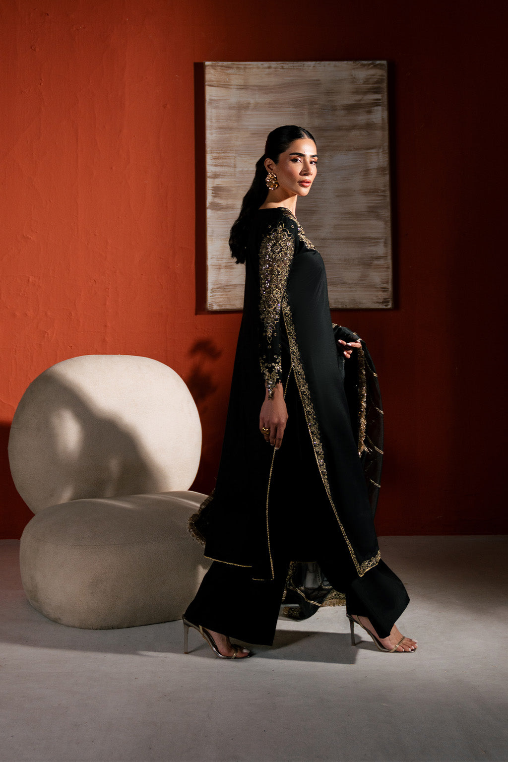 Neeshay | Raw Silk | RTW-RS-03 -  Neeshay Ladies Clothes - Original Designer Dress - House of Maryam