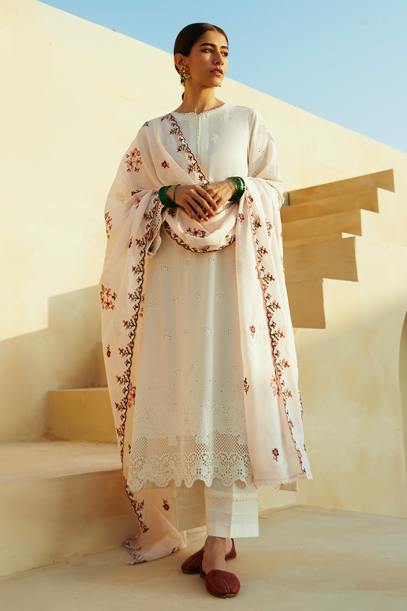 Cross Stitch | Premium Lawn 24 | PASTEL PINK -  Cross Stitch Formal -  House of Maryam