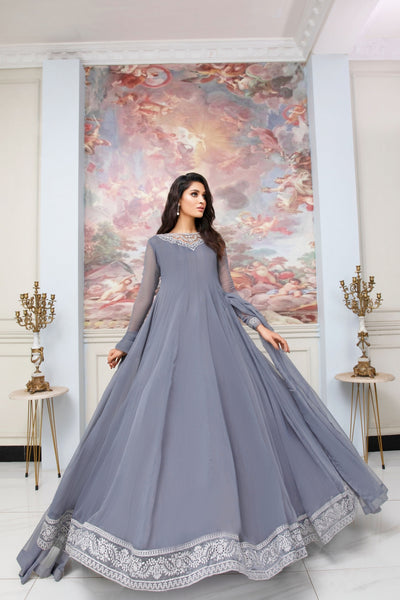Hania & Umaimaz | Festive Collection | Surmai -  Hania & Umaima  - Original Designer Dress - House of Maryam