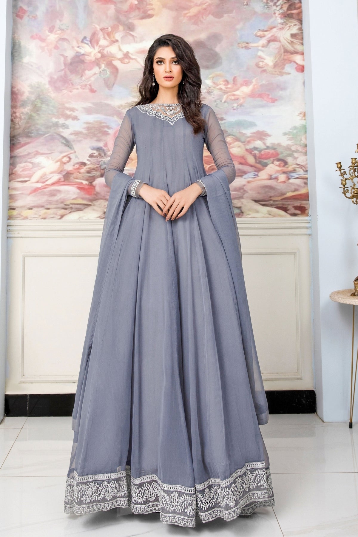 Hania & Umaimaz | Festive Collection | Surmai -  Hania & Umaima  - Original Designer Dress - House of Maryam