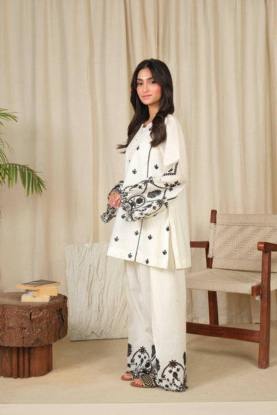 Noor by Saadia Asad | Noor Pret 25 | D2 - Monochrome Flair -  Noor by Saadia Asad Ladies Clothes - Original Designer Dress - House of Maryam