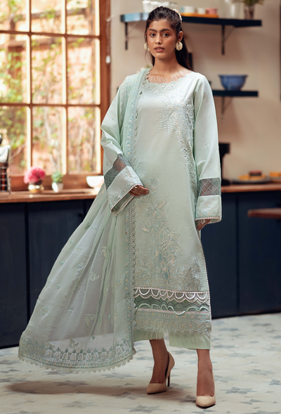 Humdum | Lala Rukh Lawn | Lalarukh - D04 -  Humdum Ladies Clothes - Original Designer Dress - House of Maryam