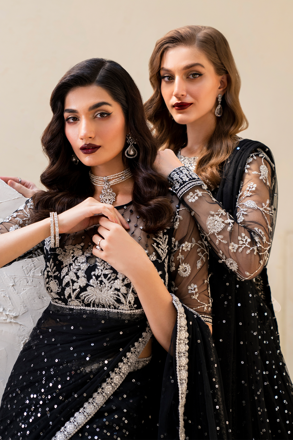 Iznik | Chinnon Chiffon | CC-50 Embroidered Net