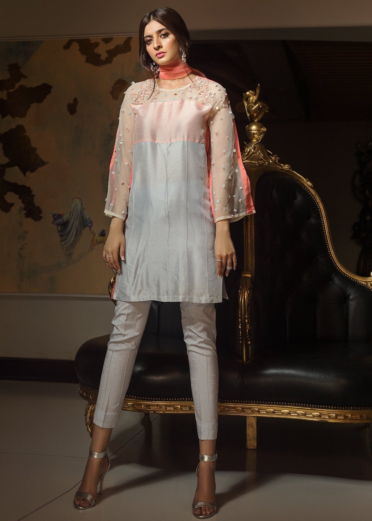 Hana | Serendipity Ready to Wear | Peppermint -  Hana Ladies Clothes - Original Designer Dress - House of Maryam