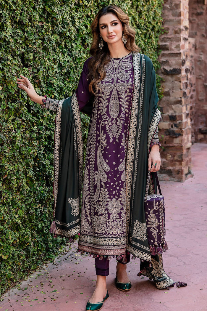 Jazmin | Winter Edition 24 | SLUB KHADDAR-DW23-D4 -  Jazmin Luxury - Original Designer Dress - House of Maryam