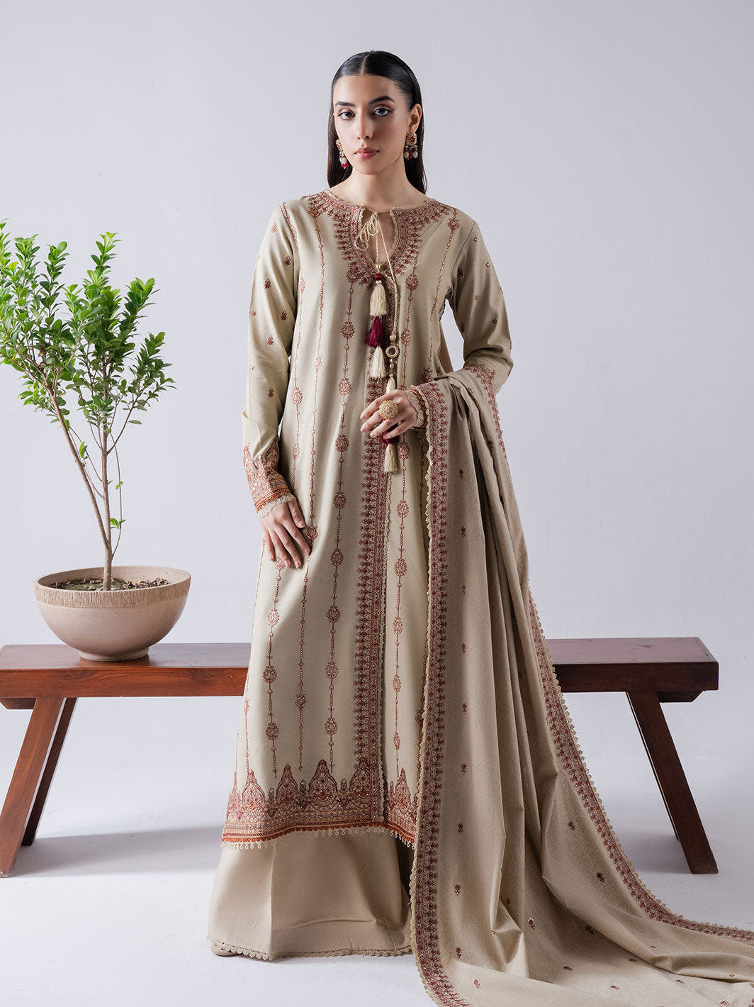 Faiza Faisal | Winter Edit 2024 | KYRA -  Faiza Faisal Ladies Clothes - Original Designer Dress - House of Maryam
