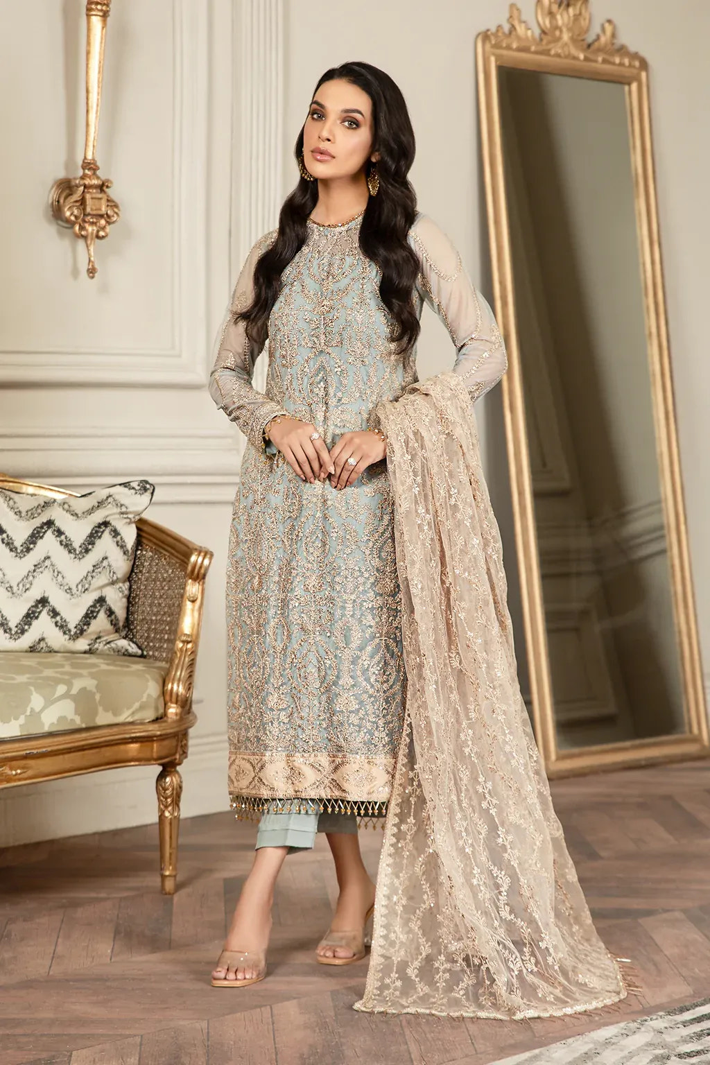 Zarif | Mehroz Formals | ICEBERG -  Zarif Formal - Original Designer Dress - House of Maryam