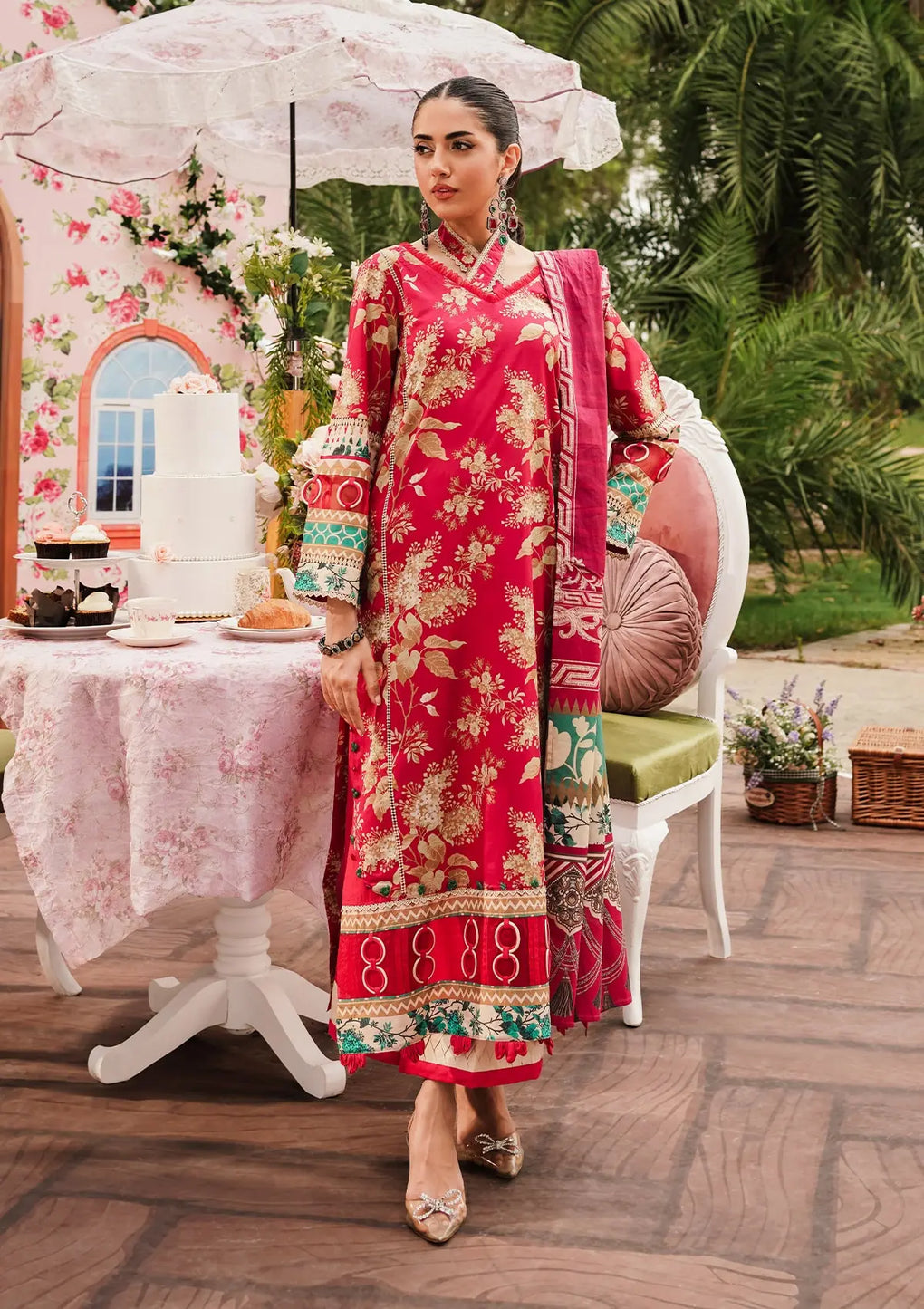 Elaf Premium | Printed Collection 24 | EEP-04A - Flores de Amor -  Elaf Premium Casuals - Original Designer Dress - House of Maryam