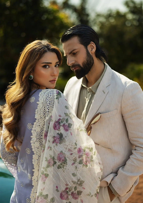 Kahf Premium | Luxury Lawn 25 | KLR-01 Maeve -  Kahf Premium Ladies Clothes - Original Designer Dress - House of Maryam