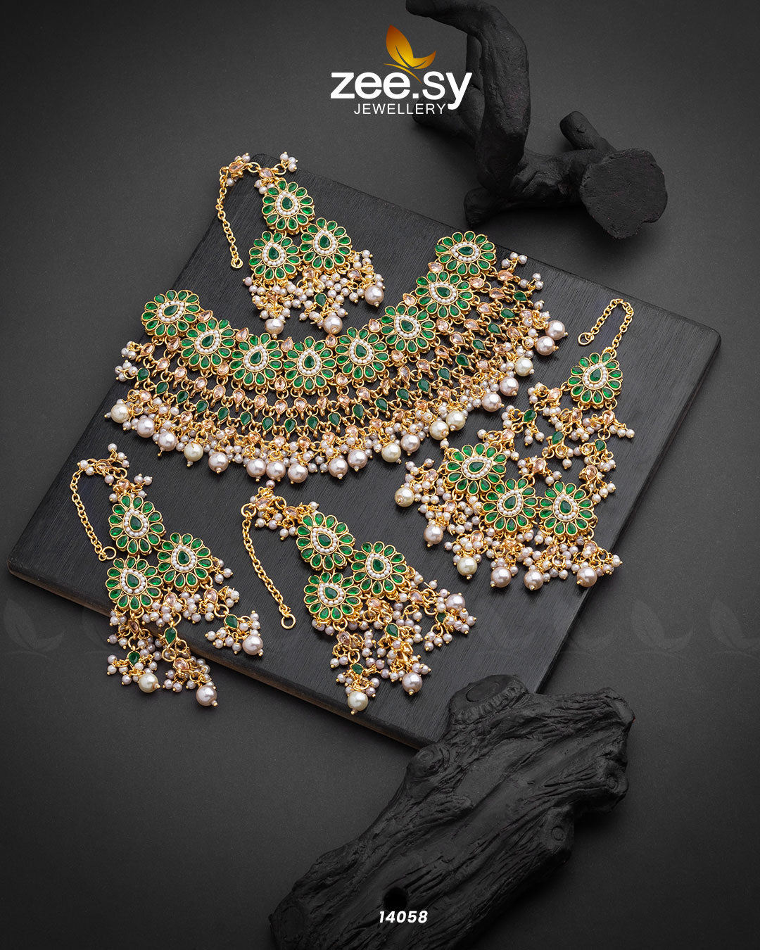 Arzoo Bridal Set -  Zeesy Bridal Set - Original Designer Dress - House of Maryam