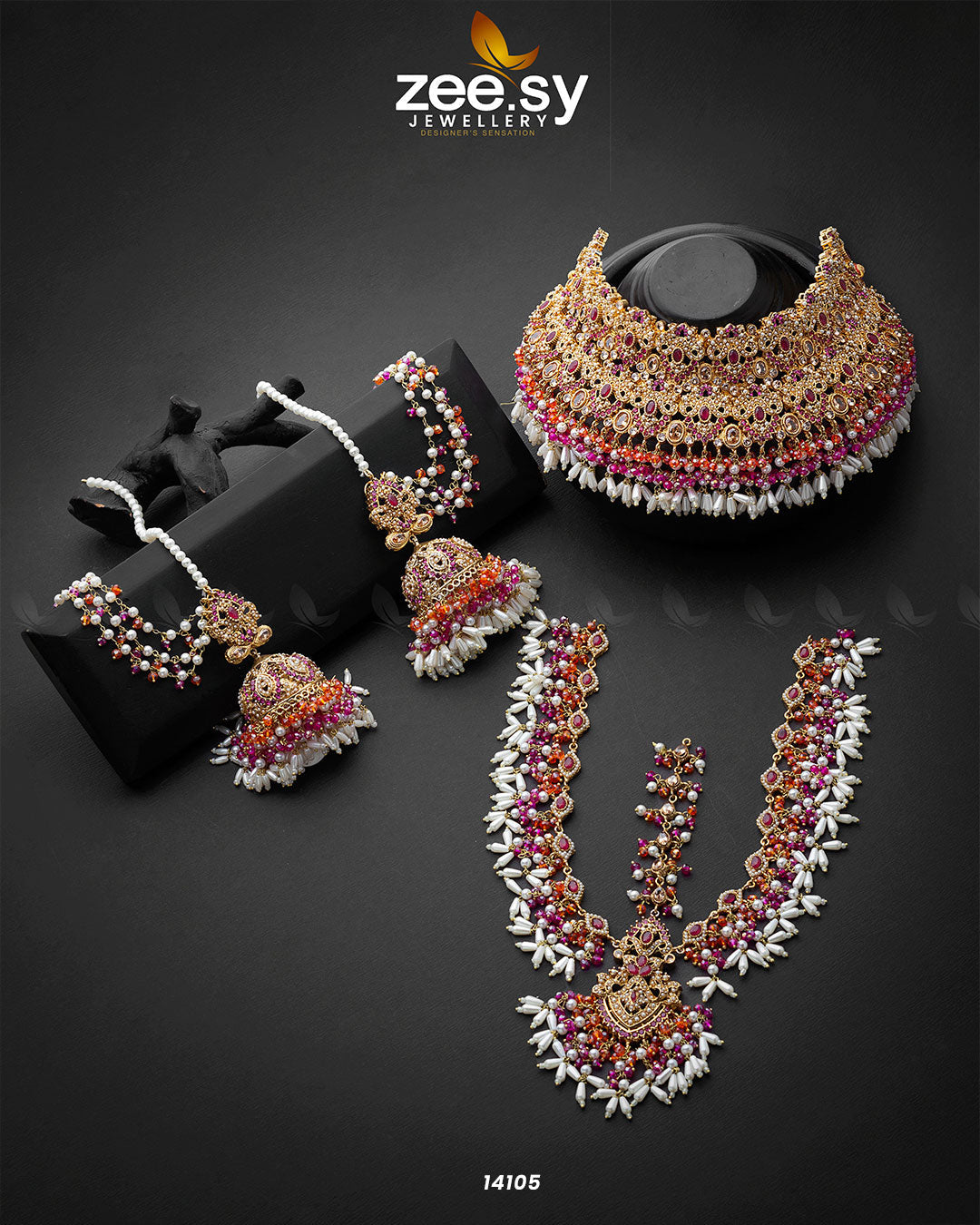 Aurora Bridal Set -  Zeesy Bridal Set - Original Designer Dress - House of Maryam