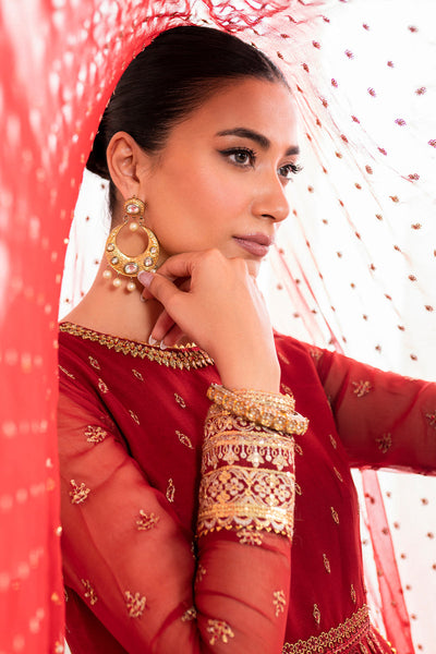 Baroque | Formal Collection | CHIFFON UF-688 -  Baroque Ladies Clothes - Original Designer Dress - House of Maryam