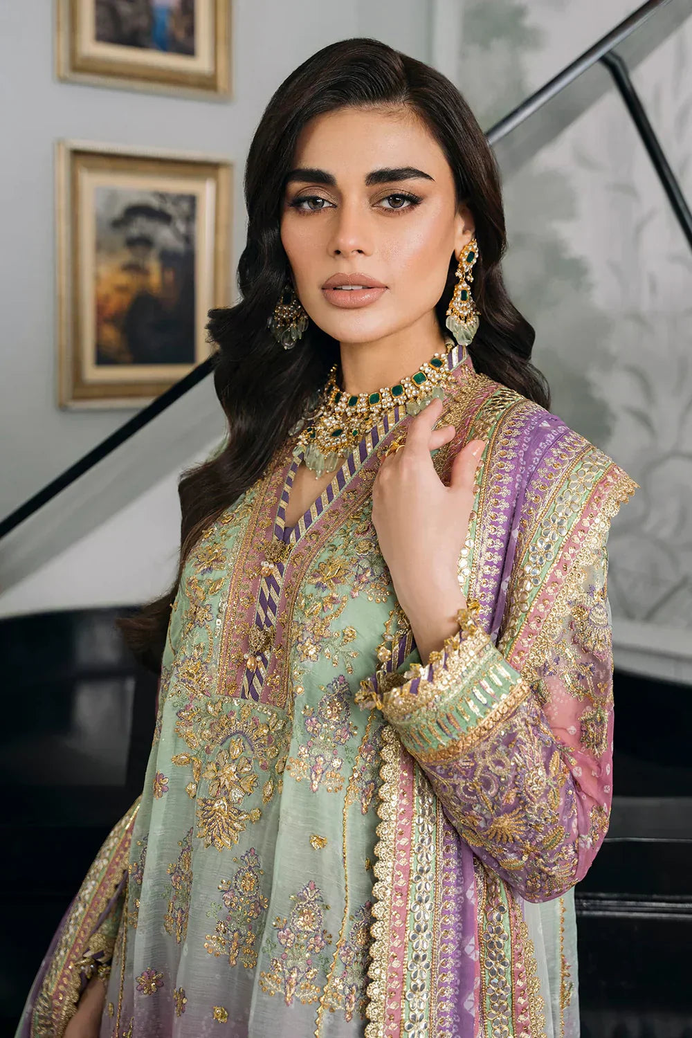 Baroque | Chantelle Embroidered Collection | CH12-08 by Designer Baroque - House of Maryam - Pakistani Designer Ethnic Wear in {{ shop.shopifyCountryName }}