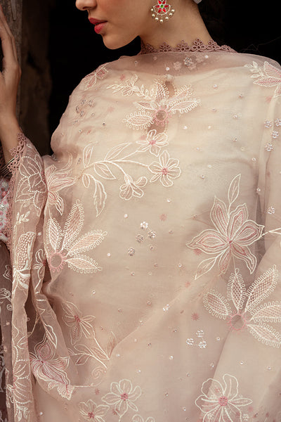 Cross Stitch | Premium Lawn 24 | SPECKLE MESH -  Cross Stitch Formal - Original Designer Dress - House of Maryam