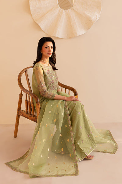 Batik | Zaynur Luxe Pret Edit | Green Cherry -  Batik Ladies Clothes - Original Designer Dress - House of Maryam
