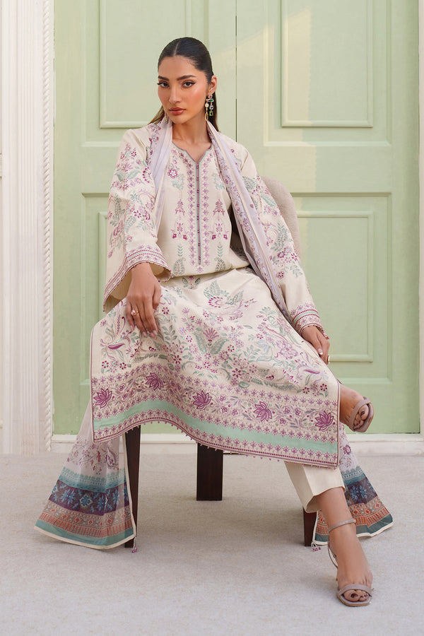 Baroque | Formals Collection | EMBROIDERED RAW SILK UF-4385, image 4