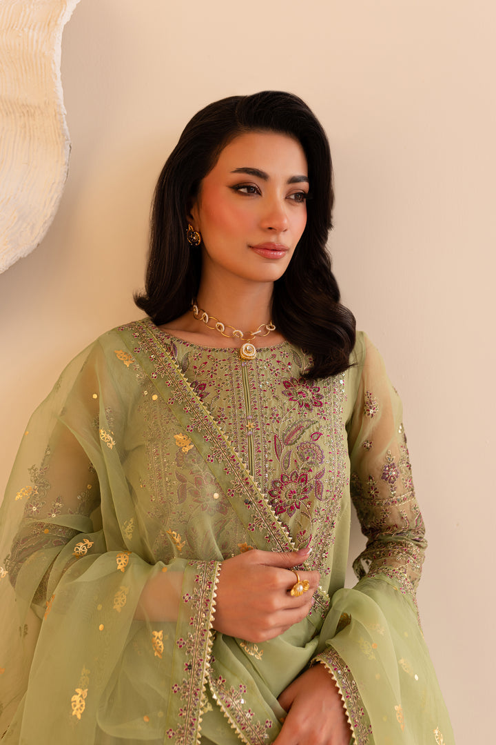Batik | Zaynur Luxe Pret Edit | Green Cherry -  Batik Ladies Clothes - Original Designer Dress - House of Maryam