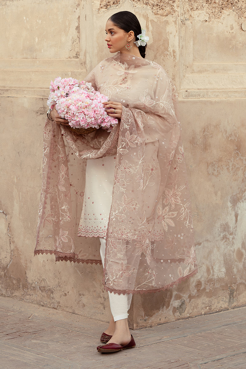 Cross Stitch | Premium Lawn 24 | SPECKLE MESH -  Cross Stitch Formal - Original Designer Dress - House of Maryam