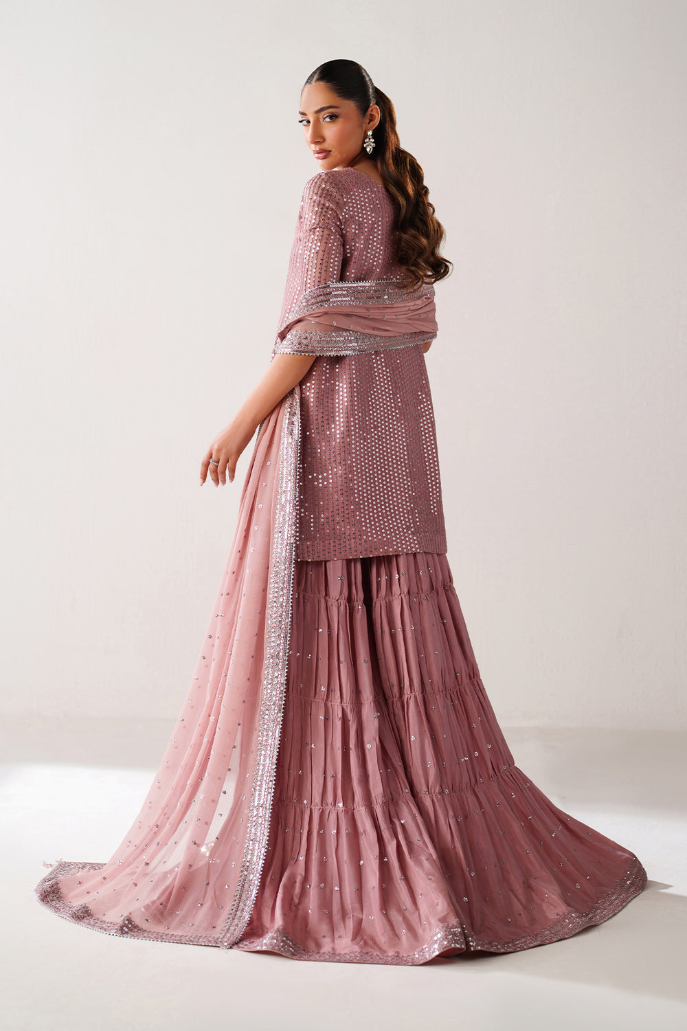 Baroque | Formals Collection | EMBROIDERED CHIFFON UF-4388, image 2