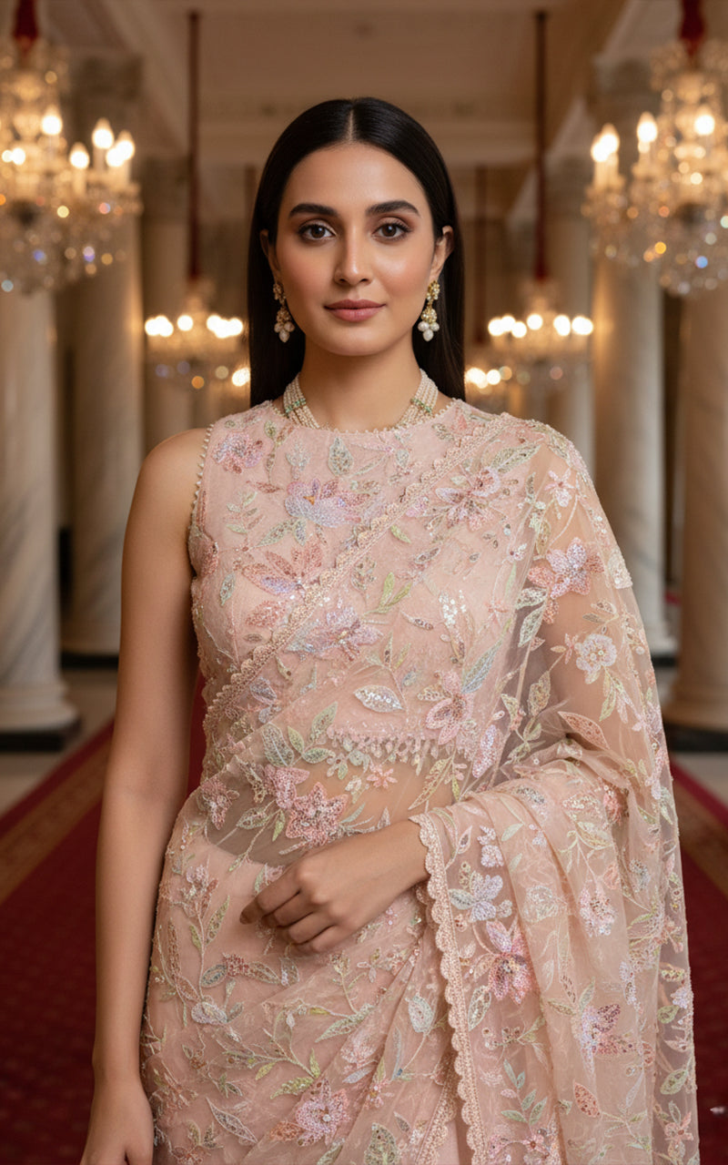 Threads and Motifs | Formal Dresses 25 | Embroidered Saree-3