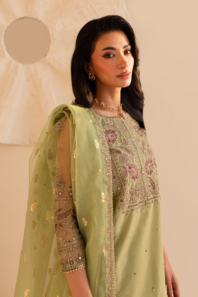 Batik | Zaynur Luxe Pret Edit | Green Cherry -  Batik Ladies Clothes - Original Designer Dress - House of Maryam