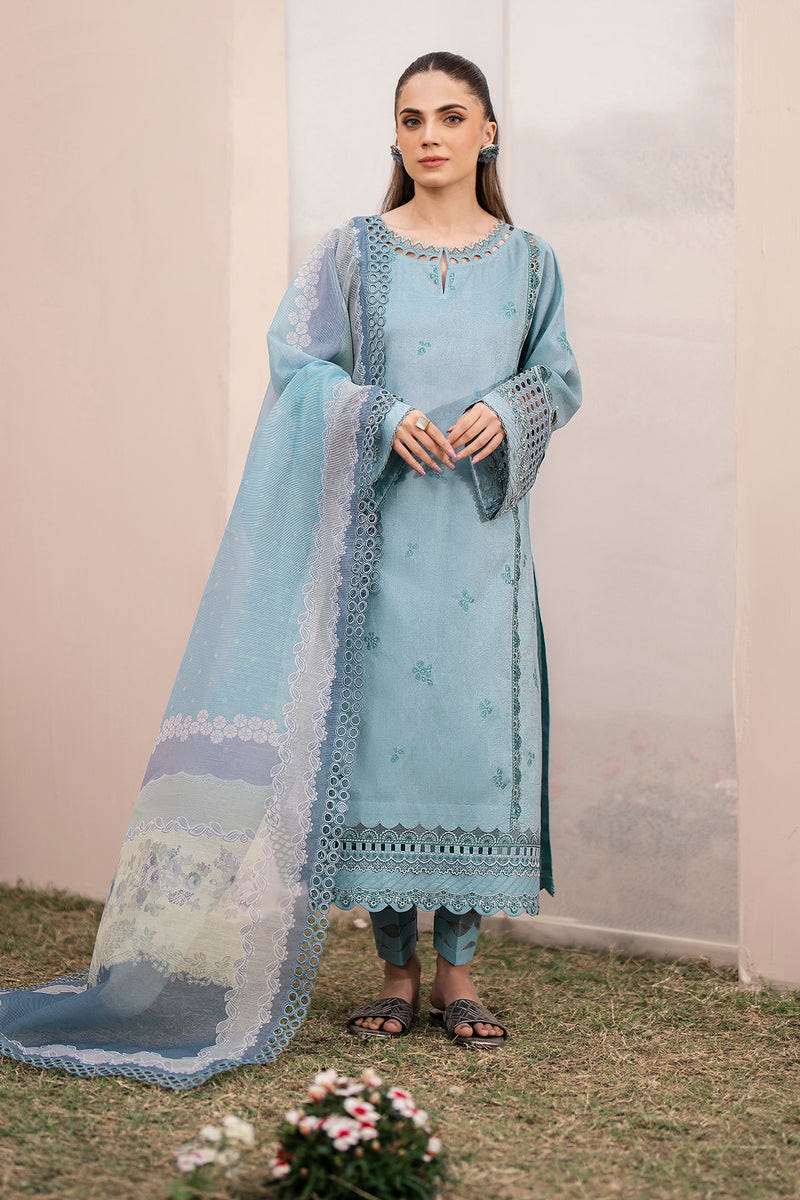 Baroque | Luxury Pret 24 | JACQUARD LAWN UF-611 -  Baroque Luxury - Original Designer Dress - House of Maryam