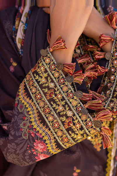Cross Stitch | Eid Lawn 24 | GRAVEL -  Cross Stitch Luxury - Original Designer Dress - House of Maryam